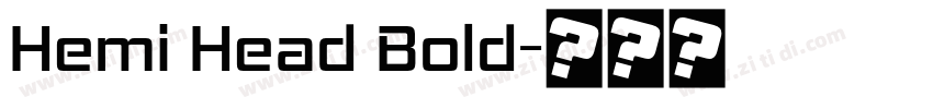 Hemi Head Bold字体转换